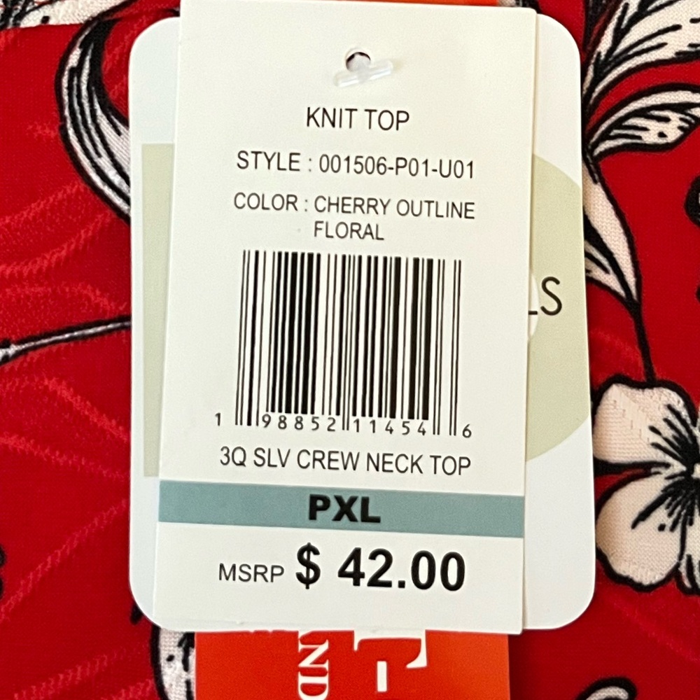 Three Colorful Patterned Lightweight Tops, PXL - Picture 3 of 16